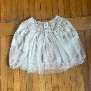 Free People Sheer Lacey Top